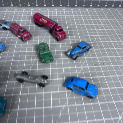 Vintage Collection of Die Cast Tootsies Cars & Trucks