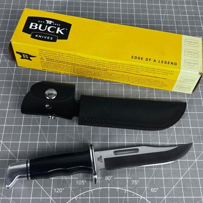 Beautiful BUCK Sheath Knife Fixed Blade 
