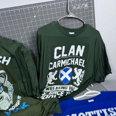 6 Scottish Themed T-SHIRTS 