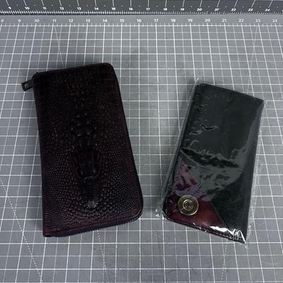 2 Wallets; Alligator & Remington, NEW 