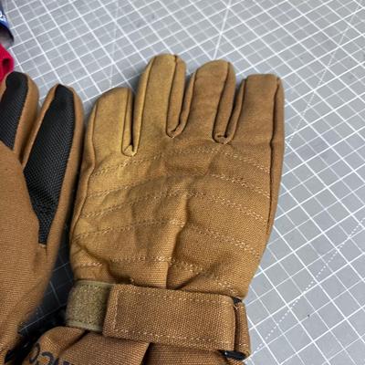 2 Pair of Gloves, CHINKO and Fleece Lined Jersey GLOVES