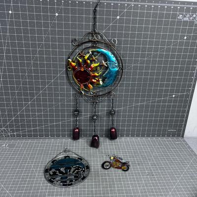 Sun Catchers and Wind Chimes (3) Pieces