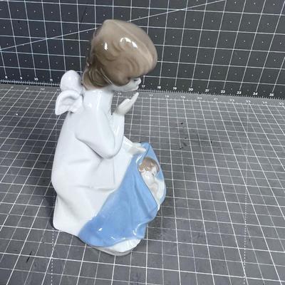LLADRO  Angel with Baby  No.4635, RETIRED And SIGNED