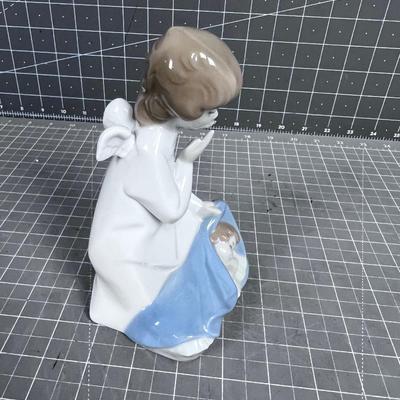 LLADRO  Angel with Baby  No.4635, RETIRED And SIGNED