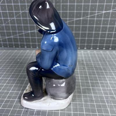 Royal Copenhagen "Old Fisherman" 8" tall 