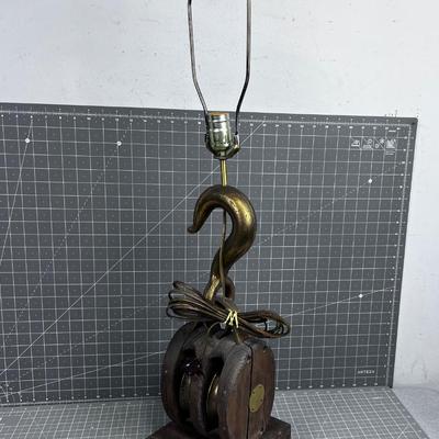 Block & Tackle Lamp 