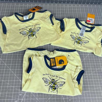 2 Onesie's by Carhartt NEW 
