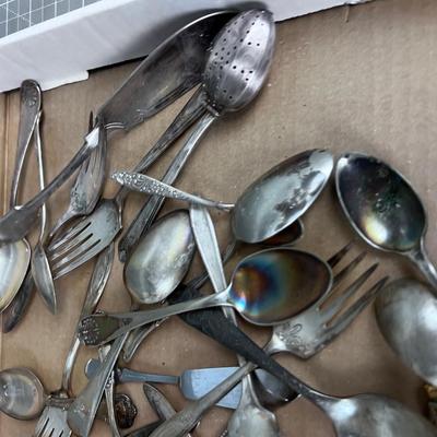 Antique Silver Plated Dinnerware