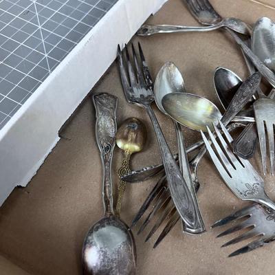 Antique Silver Plated Dinnerware