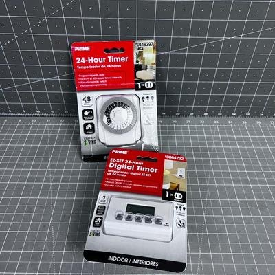 2 Plug Timers NEW in the Package