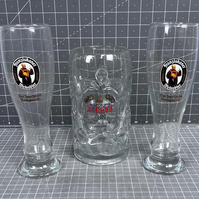 Pilsner Glass and Beer Glasses 