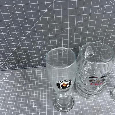 Pilsner Glass and Beer Glasses 
