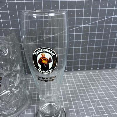 Pilsner Glass and Beer Glasses 
