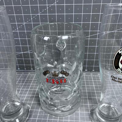 Pilsner Glass and Beer Glasses 