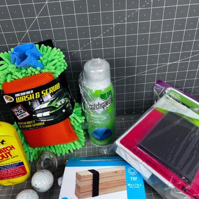 Super Lot of Garage Stuff: Ointments, New Rags, String On and on