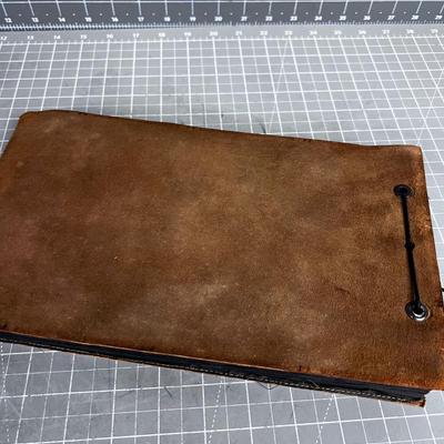 AWESOME 1930's Hand Painted YELLOWSTONE Photo Album