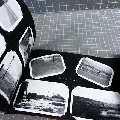 AWESOME 1930's Hand Painted YELLOWSTONE Photo Album