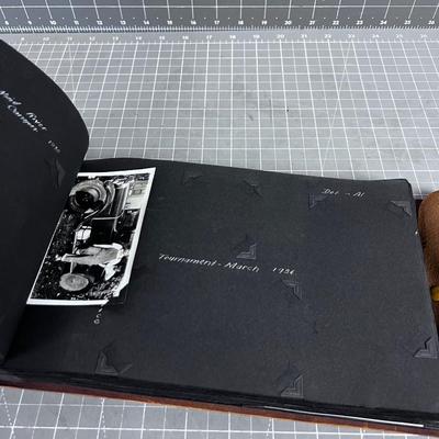 AWESOME 1930's Hand Painted YELLOWSTONE Photo Album