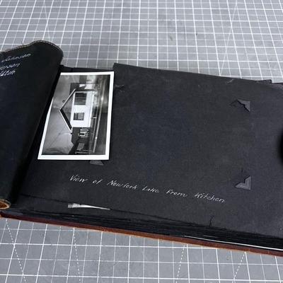 AWESOME 1930's Hand Painted YELLOWSTONE Photo Album