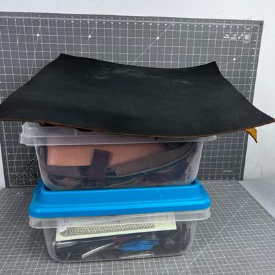 Giant Lot of Leather 