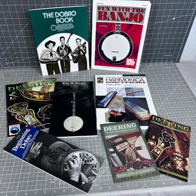 Banjo Books Plus Bonus Harmonica Book 