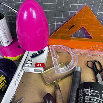 Desk Drawer Clean Out, Brite Colors 