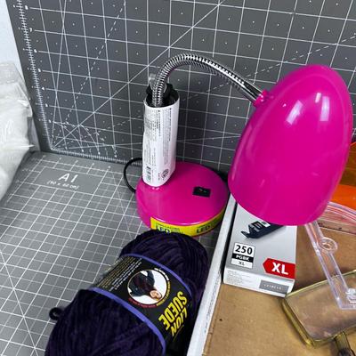 Desk Drawer Clean Out, Brite Colors 