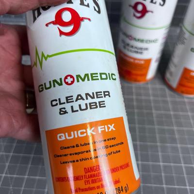 3 Cans of Gun Cleaner 