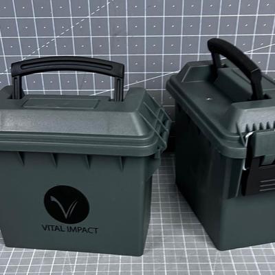 Couple of Small Vital Impact Ammo Cans 