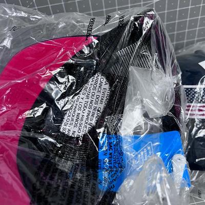 (2) NEW Blue Fishing Flag Hats