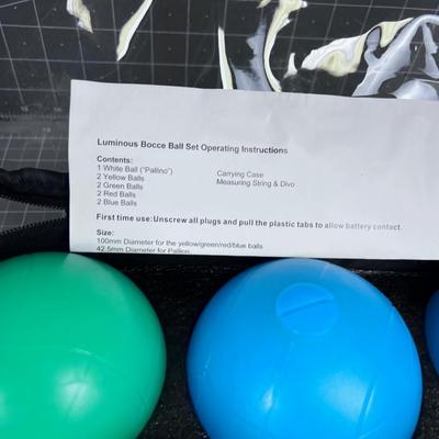 Luminous Bocci Ball Set 