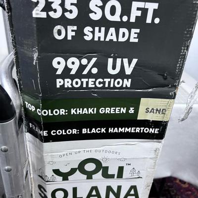 SOLANA Pop Up Canopy  Tan Color, NEW 