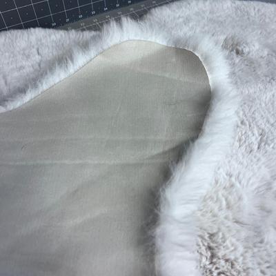Faux Lamb Skin, that looks real! 