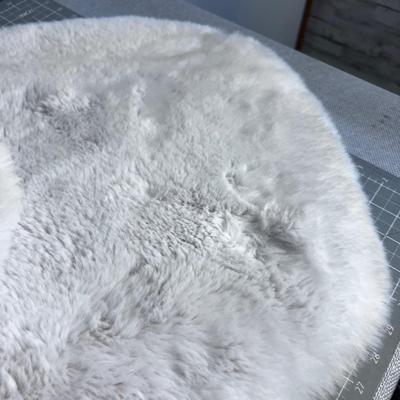 Faux Lamb Skin, that looks real! 