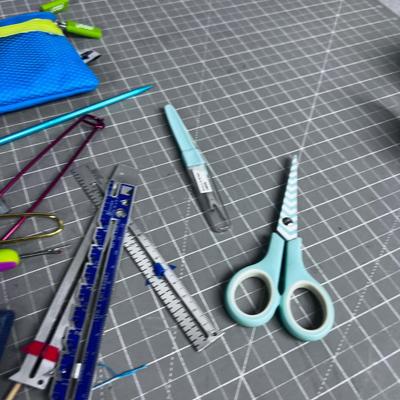 Crafting supply Box; Needles & Scissors etc. 