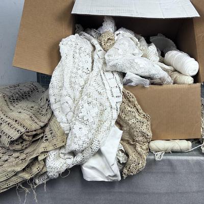 Giant Box Full of Crochet WORKS! WOW! 