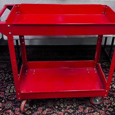 Tools or Parts Metal RED  Cart 
