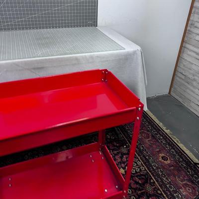 Tools or Parts Metal RED  Cart 