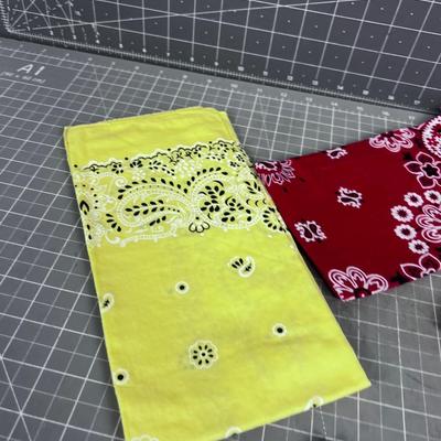 Colored Bandana Handkerchiefs 
