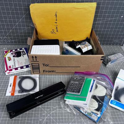 Office Supplies: Paper Punch, Staple Puller etc.