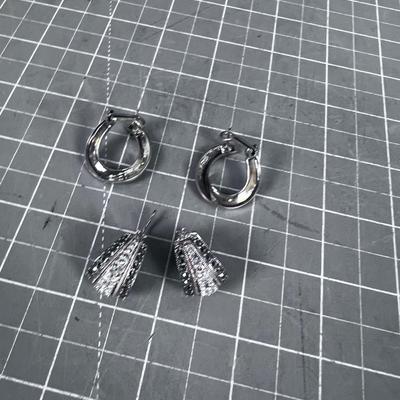 Bejeweled Sterling Crystal, Rhinestone and Marquisate Elegant EARRINGS