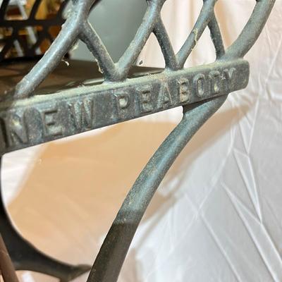Antique New Peabody Cast Iron School Desk