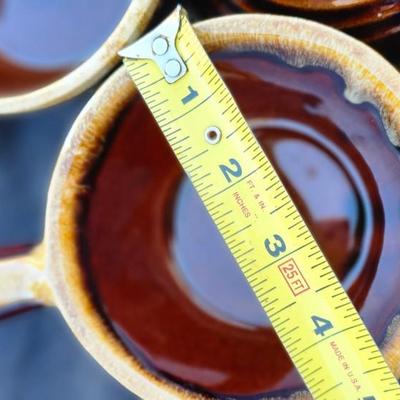 Beautiful Vintage Brown Drip Glaze American Pottery Lot