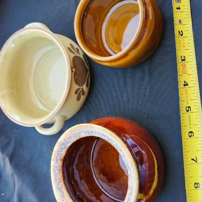 Beautiful Vintage Brown Drip Glaze American Pottery Lot