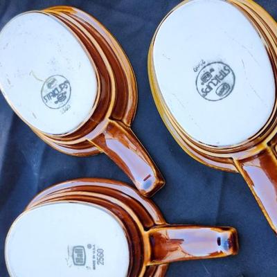 Beautiful Vintage Brown Drip Glaze American Pottery Lot