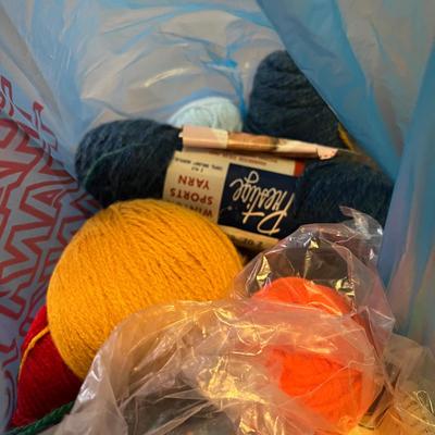 Huge Lot Yarn, Crochet, Knitting, Tatting, Crafting