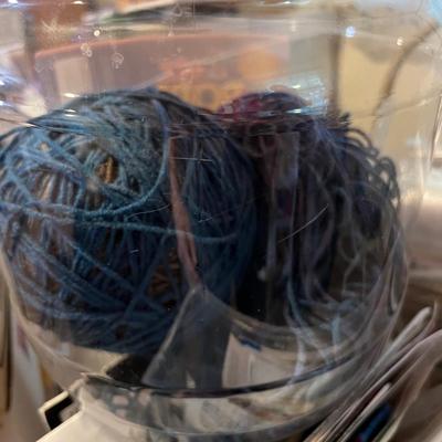 Huge Lot Yarn, Crochet, Knitting, Tatting, Crafting