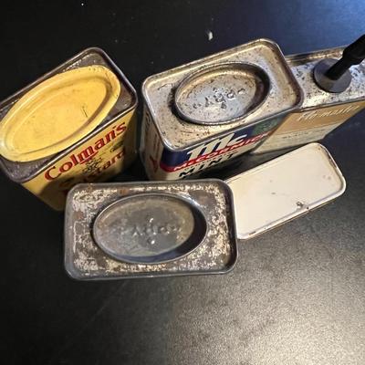 Mixed Lot of Vintage Tins