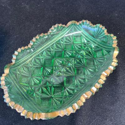Lot 144 Antique Glass trays