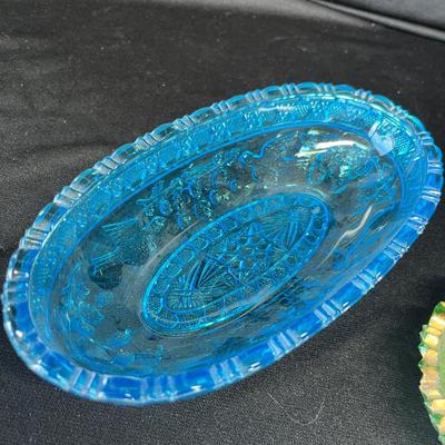 Lot 144 Antique Glass trays